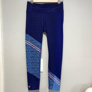 Athleta animal print leggings size Small